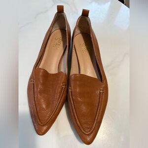 Franco Sarto Women's Tan Leather Loafers